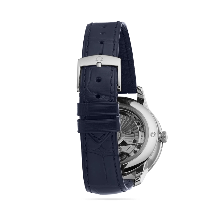 Omega De Ville Prestige 41mm Zegarek męski Niebieski O43413412103001 - obrazek 4