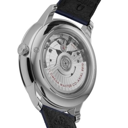 Omega De Ville Prestige 41mm Zegarek męski Niebieski O43413412103001 - obrazek 5