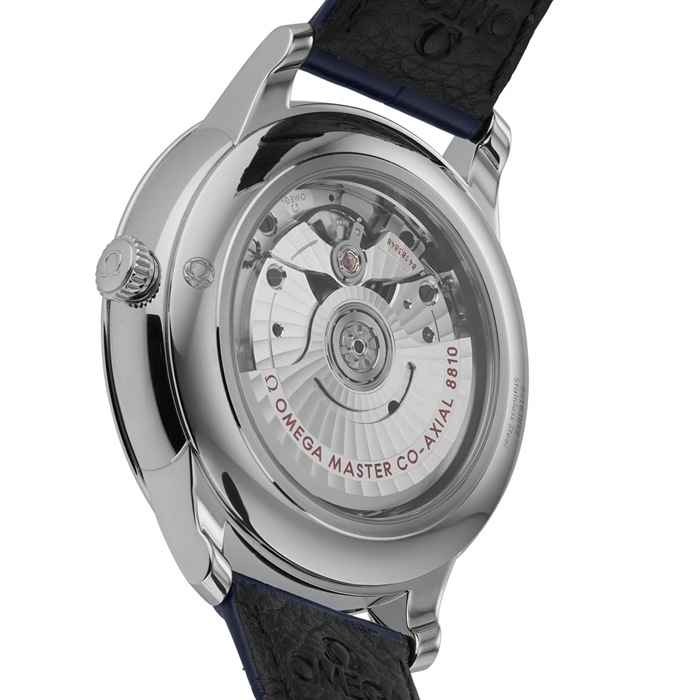 Omega De Ville Prestige 41mm Zegarek męski Niebieski O43413412103001 - obrazek 5