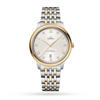 Omega De Ville Prestige Co-Axial Chronometer 40mm Zegarek męski Srebrny O43420402052001