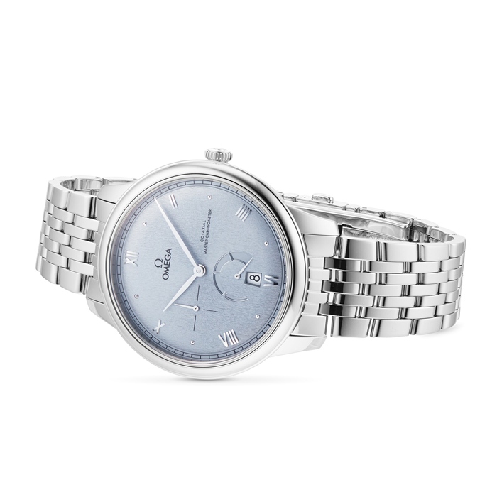 Omega De Ville Prestige Co-Axial Chronometer Power Reserve 41mm Zegarek męski Niebieski O43410412103001 - obrazek 3