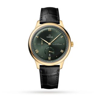 Omega De Ville Prestige Co-Axial Chronometer Power Reserve 41mm Zegarek męski Zielony O43453412110001