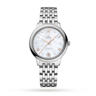 Omega De Ville Prestige Co-Axial Master Chronometer 34mm Zegarek damski Matka perły O43410342005001