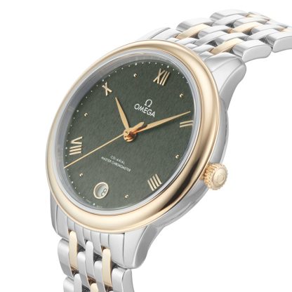 Omega De Ville Prestige Co-Axial Master Chronometer 34mm Zegarek damski Zielony O43420342010001 - obrazek 4