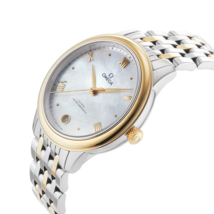 Omega De Ville Prestige Co-Axial Master Chronometer 34mm Zegarek damski biały O43420342005002 - obrazek 5