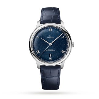 Omega De Ville Prestige Co-Axial Master Chronometer 40mm Zegarek męski Niebieski O43413402003001