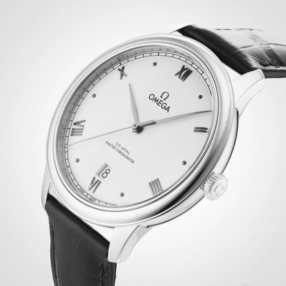 Omega De Ville Prestige Co-Axial Master Chronometer 40mm Zegarek męski Srebrny O43413402002001 - obrazek 5
