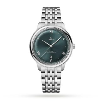 Omega De Ville Prestige Co-Axial Master Chronometer 40mm Zegarek męski Zielony O43410402010001