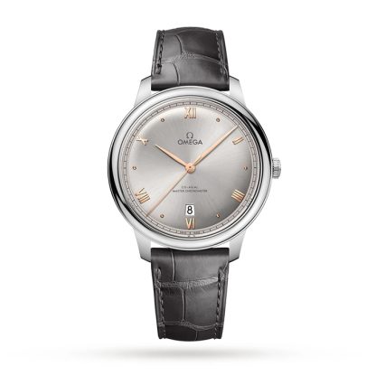 Omega De Ville Prestige Co-Axial Master Chronometer 40mm Zegarek męski szary O43413402006001