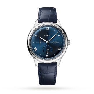 Omega De Ville Prestige Co-Axial Master Chronometer Power Reserve 41mm Zegarek męski Niebieski O43413412103002