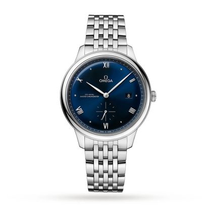 Omega De Ville Prestige Co-Axial Master Chronometer Small Seconds 41mm Zegarek męski Niebieski O43410412003001