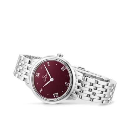 Omega De Ville Prestige Kwarcowy zegarek damski 27,5 mm Czerwony O43410286011001 - obrazek 3