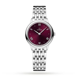 Omega De Ville Prestige Kwarcowy zegarek damski 27,5 mm Czerwony O43410286011001