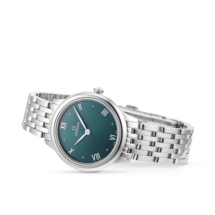 Omega De Ville Prestige Quartz 27.5mm Zegarek damski Zielony O43410286010001 - obrazek 3