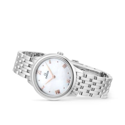 Omega De Ville Prestige Zegarek damski kwarcowy 27,5 mm Biały O43410286005001 - obrazek 3