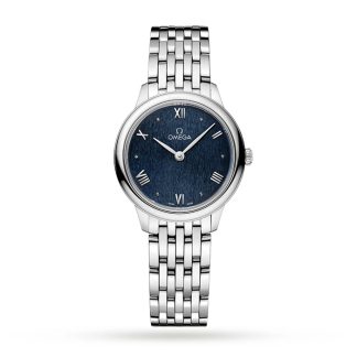 Omega De Ville Prestige Zegarek damski kwarcowy 27,5 mm Niebieski O43410286003002