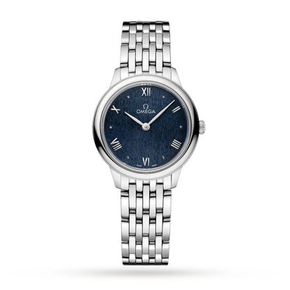 Omega De Ville Prestige Zegarek damski kwarcowy 27,5 mm Niebieski O43410286003002