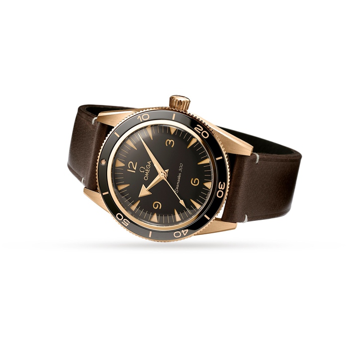 Omega Seamaster 300 Co-Axial Master Chronometer 41mm brązowo-złoty O23492412110001 - obrazek 5