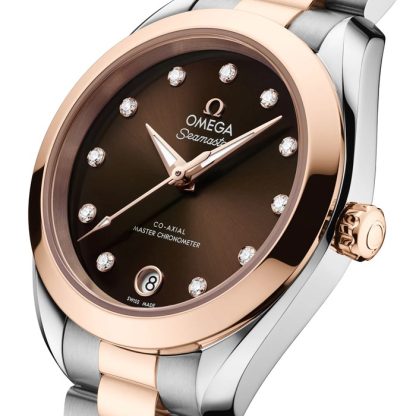 Omega Seamaster Aqua Terra 150M 30mm Zegarek damski Brązowy O22020302063001 - obrazek 3
