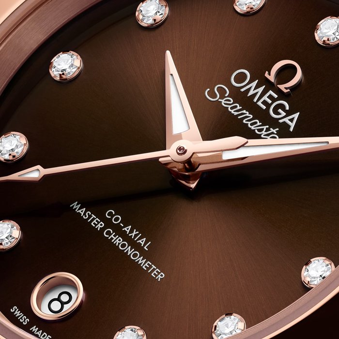 Omega Seamaster Aqua Terra 150M 30mm Zegarek damski Brązowy O22020302063001 - obrazek 4