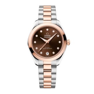 Omega Seamaster Aqua Terra 150M 30mm Zegarek damski Brązowy O22020302063001