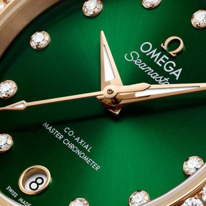 Omega Seamaster Aqua Terra 150M 30mm Zegarek damski Zielony O22055302060001 - obrazek 4