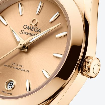 Omega Seamaster Aqua Terra 150M 30mm Zegarek damski Żółty O22050302008001 - obrazek 4