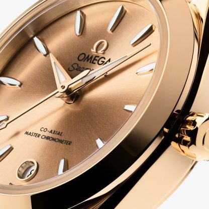 Omega Seamaster Aqua Terra 150M 30mm Zegarek damski Żółty O22050302008001 - obrazek 5
