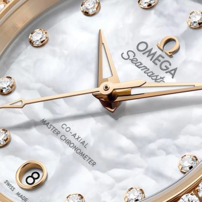 Omega Seamaster Aqua Terra 150M 30mm Zegarek damski biały O22055302055001 - obrazek 3