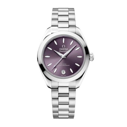 Omega Seamaster Aqua Terra 150M 30mm zegarek damski fioletowy O22010302010002