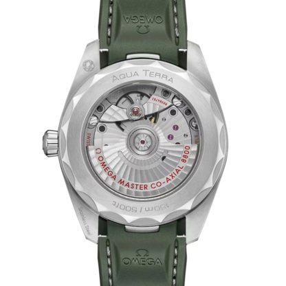Omega Seamaster Aqua Terra 150M 38mm Stal na gumowym pasku O22012382010001 - obrazek 2