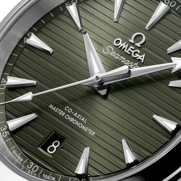 Omega Seamaster Aqua Terra 150M 38mm Stal na gumowym pasku O22012382010001 - obrazek 3