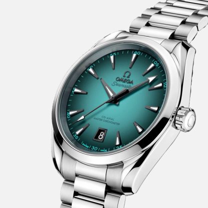Omega Seamaster Aqua Terra 150M 38mm Zegarek Męski Turkusowy O22010382003005 - obrazek 2
