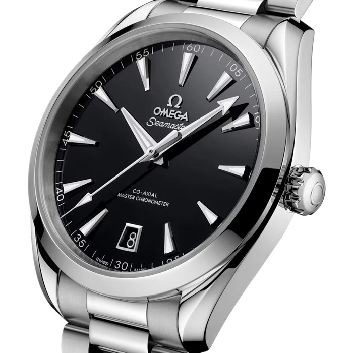 Omega Seamaster Aqua Terra 150M 41mm zegarek męski czarny O22010412101002 - obrazek 3