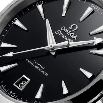 Omega Seamaster Aqua Terra 150M 41mm zegarek męski czarny O22010412101002 - obrazek 4
