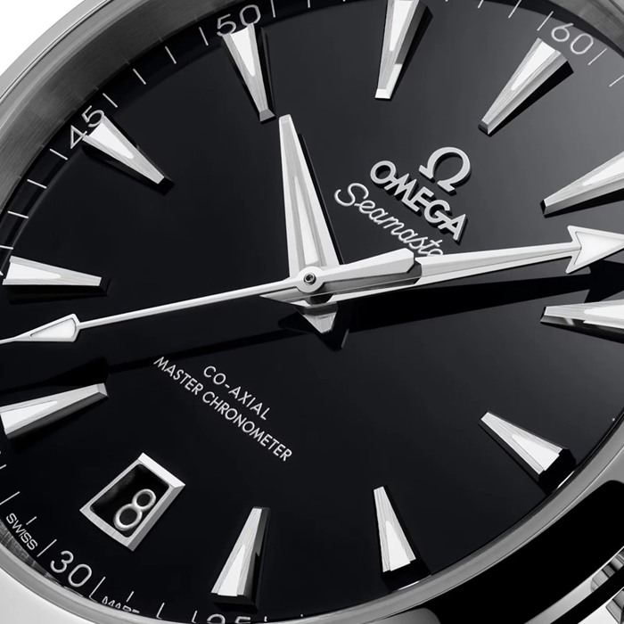 Omega Seamaster Aqua Terra 150M 41mm zegarek męski czarny O22010412101002 - obrazek 4