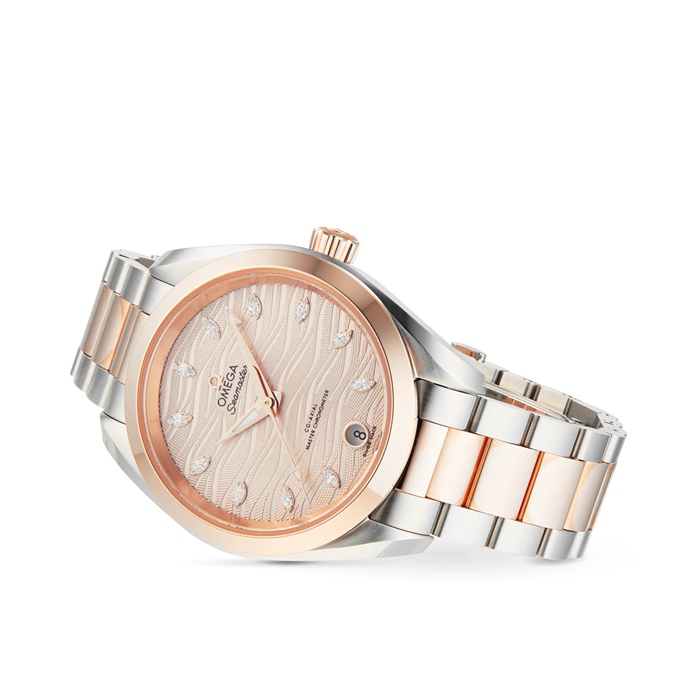 Omega Seamaster Aqua Terra 150M Co-Axial Master Chronometer 34mm Zegarek damski O22020342059001 - obrazek 4