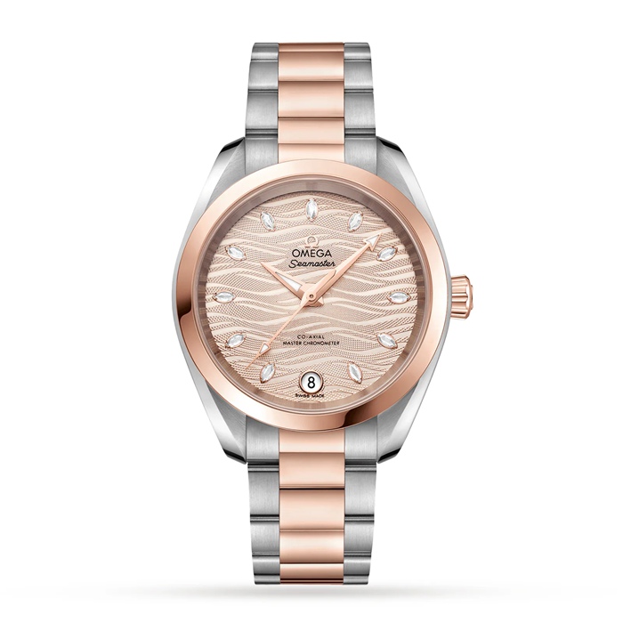 Omega Seamaster Aqua Terra 150M Co-Axial Master Chronometer 34mm Zegarek damski O22020342059001