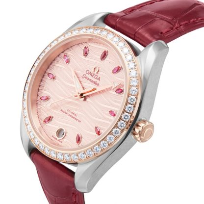 Omega Seamaster Aqua Terra 150M Co-Axial Master Chronometer 34mm Zegarek damski O22028342060001 - obrazek 5