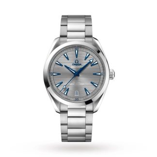Omega Seamaster Aqua Terra 150M Mens Grey Dial 41mm Automatyczny zegarek współosiowy O22010412106001