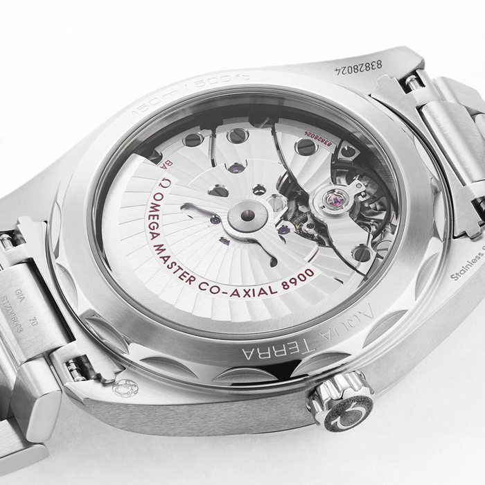 Omega Seamaster Aqua Terra 150M Mens Grey Dial 41mm Automatyczny zegarek współosiowy O22010412106001 - obrazek 5