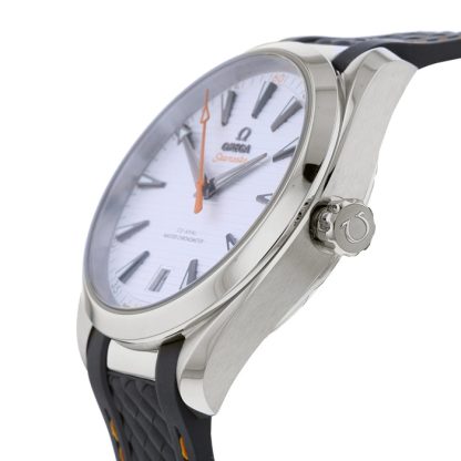 Omega Seamaster Aqua Terra 150M Mens Silver Dial 41mm Automatyczny zegarek męski z mechanizmem współosiowym O22012412102002 - obrazek 2
