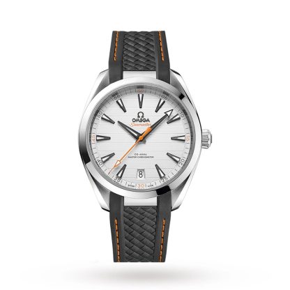 Omega Seamaster Aqua Terra 150M Mens Silver Dial 41mm Automatyczny zegarek męski z mechanizmem współosiowym O22012412102002