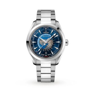 Omega Seamaster Aqua Terra 150m Co-Axial GMT Worldtimer 43mm Zegarek męski O22010432203001