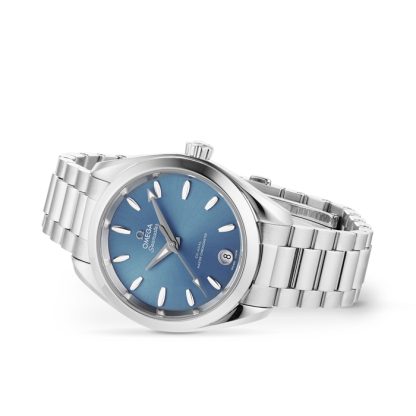Omega Seamaster Aqua Terra 150m Co-Axial Master Chronometer 34mm Zegarek damski Niebieski O22010342003002 - obrazek 4
