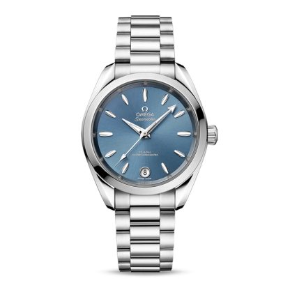 Omega Seamaster Aqua Terra 150m Co-Axial Master Chronometer 34mm Zegarek damski Niebieski O22010342003002