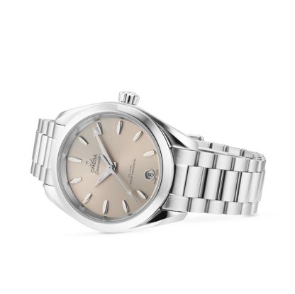Omega Seamaster Aqua Terra 150m Co-Axial Master Chronometer 34mm Zegarek damski Sandstone O22010342009001 - obrazek 2