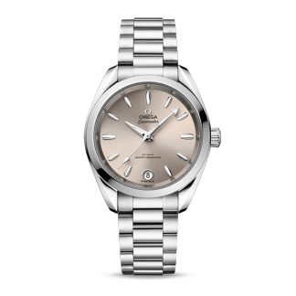 Omega Seamaster Aqua Terra 150m Co-Axial Master Chronometer 34mm Zegarek damski Sandstone O22010342009001