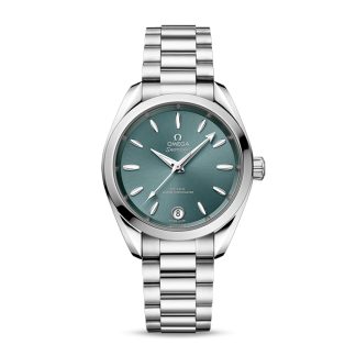 Omega Seamaster Aqua Terra 150m Co-Axial Master Chronometer 34mm Zegarek damski Zielony O22010342010001