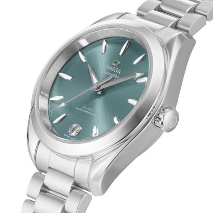 Omega Seamaster Aqua Terra 150m Co-Axial Master Chronometer 34mm Zegarek damski Zielony O22010342010001 - obrazek 5